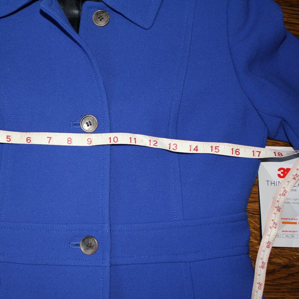 NWT - JCrew - Blue Lady Day Coat with Thinsulate, Size 4T - Picture 9 of 11